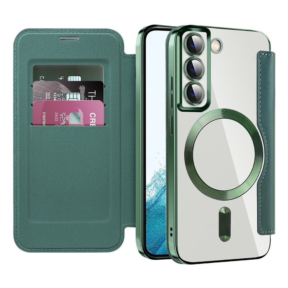 Techsuit - SmartMag Book Case - Samsung Galaxy S22 5G - Green