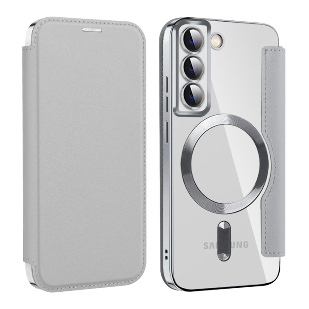 Techsuit - SmartMag Book Case - Galaxy S22 5G - Gray