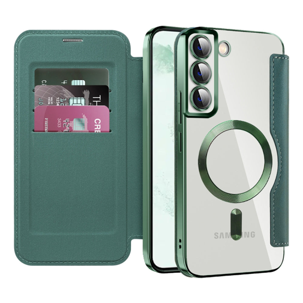 Techsuit - SmartMag Book Case - Samsung Galaxy S22 Plus 5G - Green