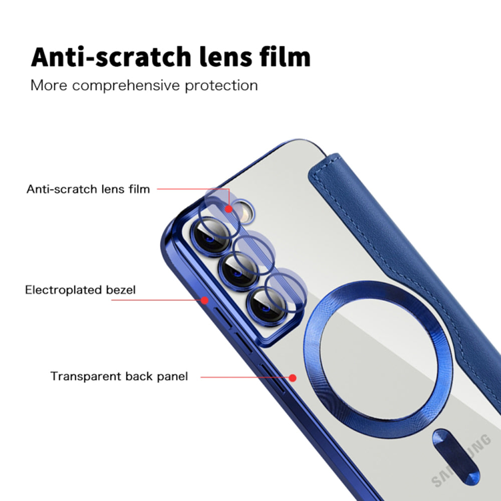 Techsuit - SmartMag Book Case - Galaxy S22 Plus 5G - Blue