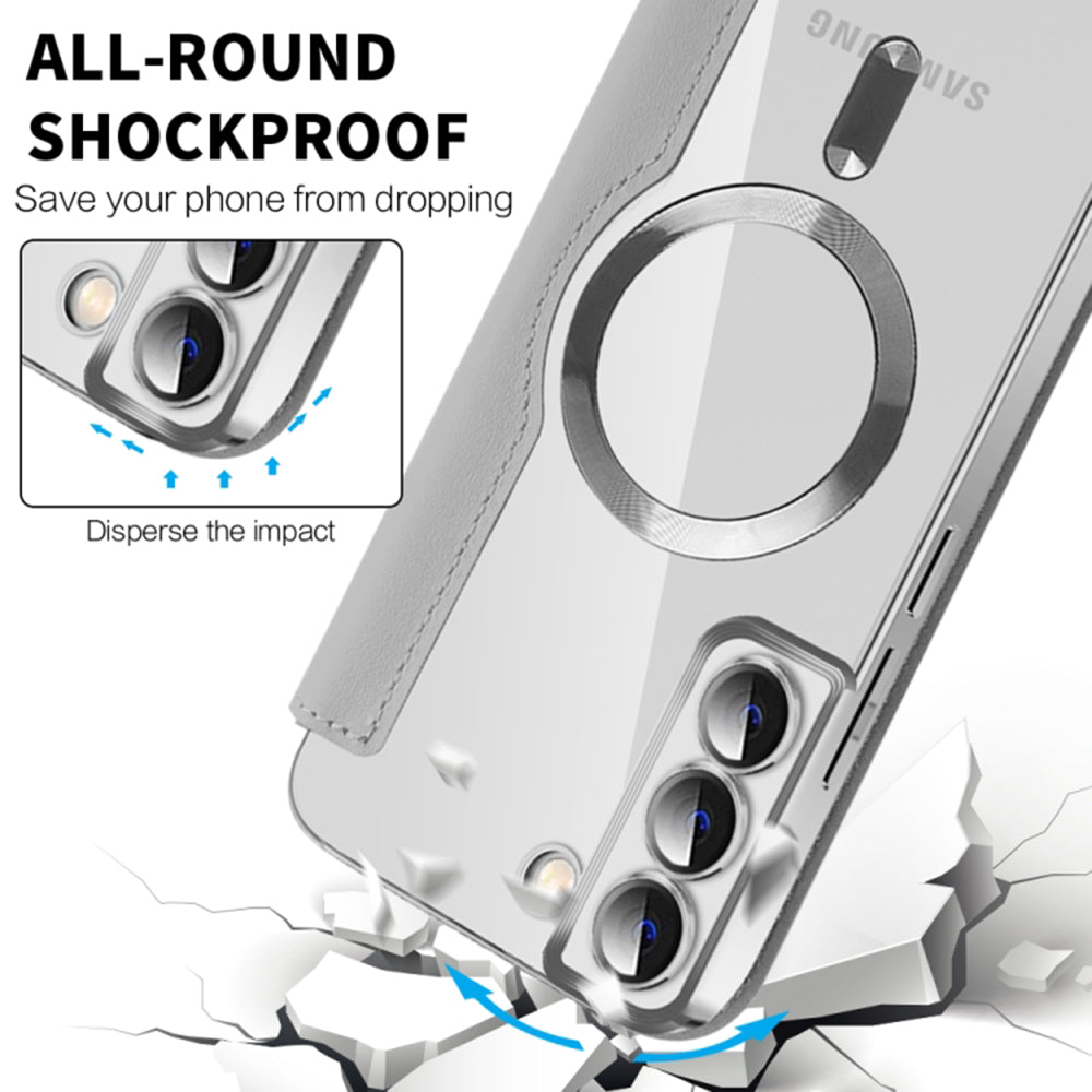 Techsuit - SmartMag Book Case - Galaxy S22 Plus 5G - Gray