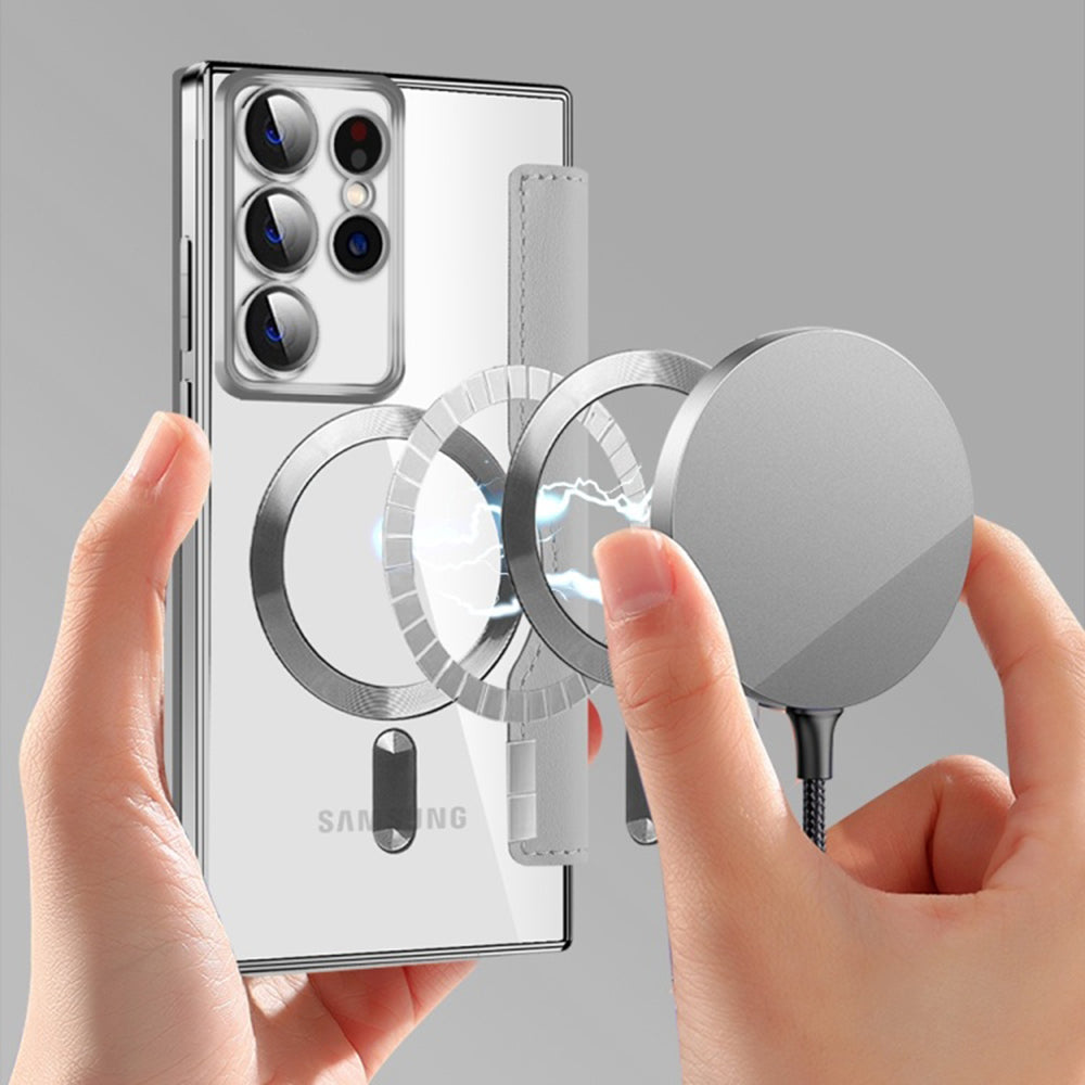 Techsuit - SmartMag Book Case - Galaxy S22 Ultra 5G - Gray