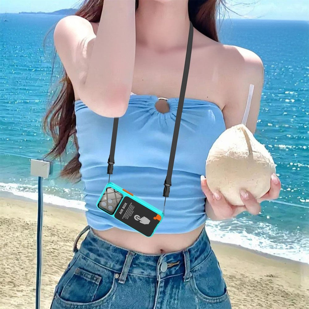 ShellBox - AirBox Waterproof IP68 (6.7 inch) - iPhone 12 Pro Max/13 Pro Max/14 Pro Max/ 15 Pro Max/16 Pro Max/15+/16+ - Blue