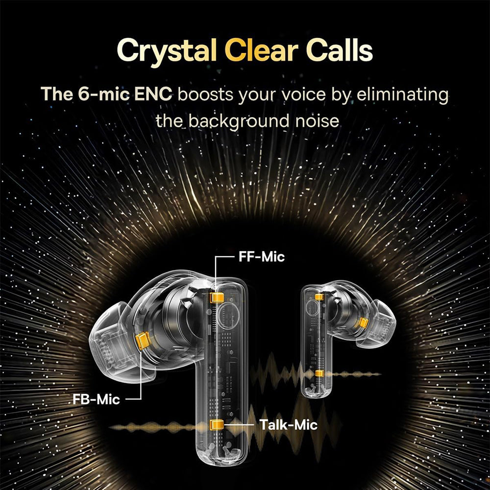 Baseus - Wireless Earbuds Bowie 35 (A00073800123-00) - True Wireless, Bluetooth V5.3, 6-Mic ENC, IPX4 - Black