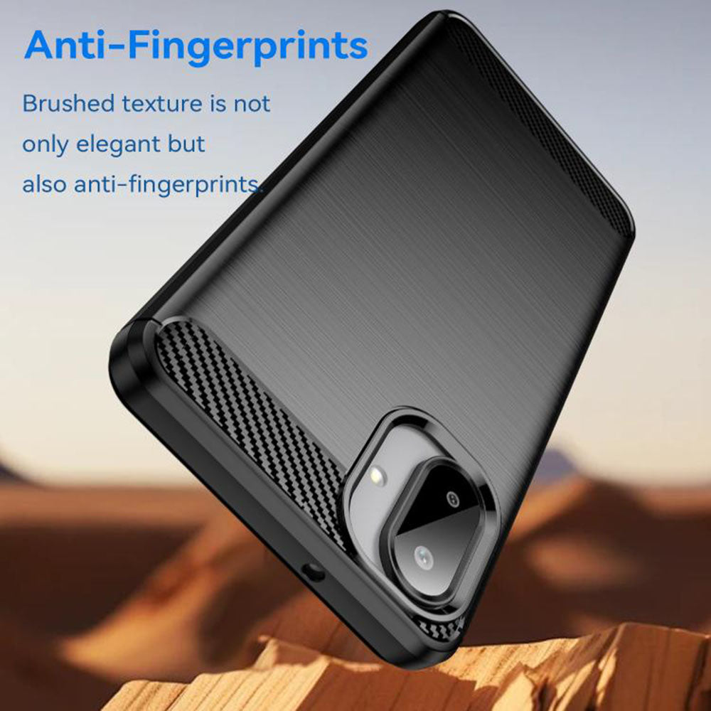 Techsuit - Carbon Silicone - Galaxy A07 4G - Black