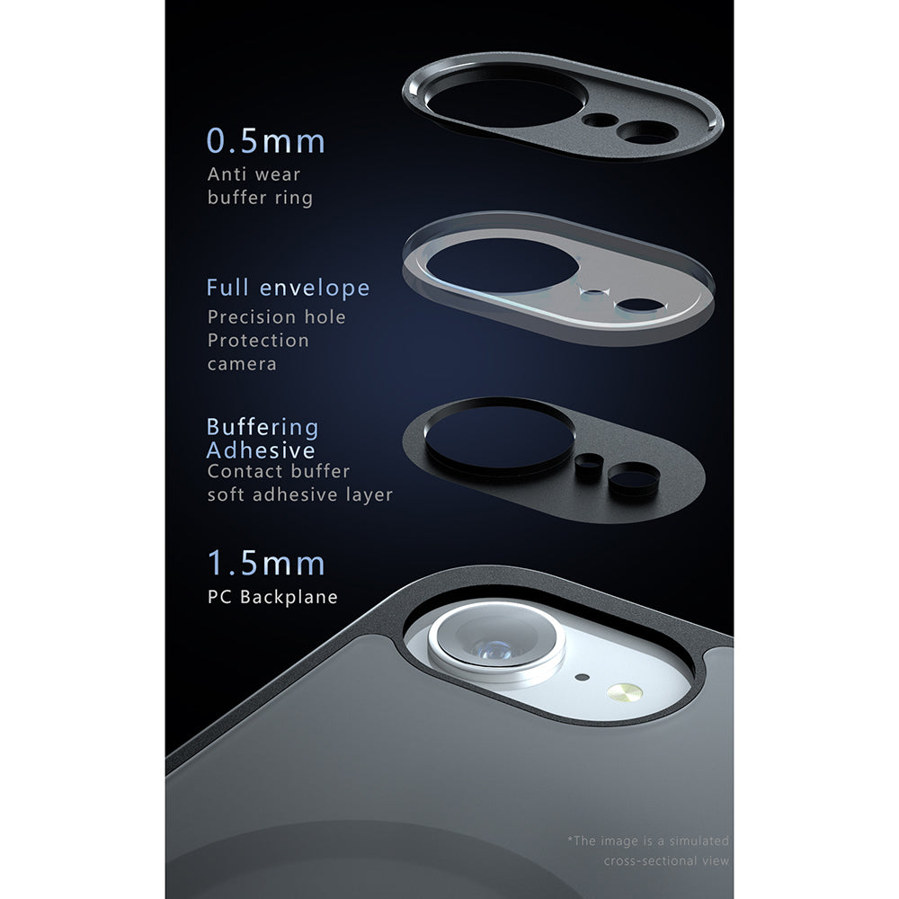 Techsuit - PureFrost MagSafe - iPhone 14 - Frosted Black