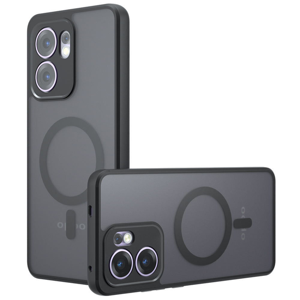 Techsuit - PureFrost MagSafe - Oppo Reno13 F 4G / Reno13 F 5G / Reno13 FS 5G - Frosted Black