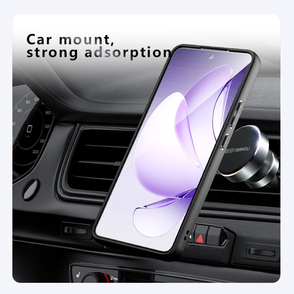 Techsuit - PureFrost MagSafe - Oppo Reno13 F 4G / Reno13 F 5G / Reno13 FS 5G - Frosted Black