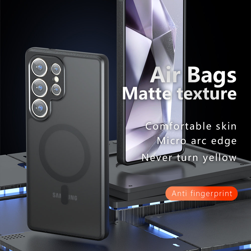 Techsuit - PureFrost MagSafe - Galaxy S24 Ultra - Frosted Black