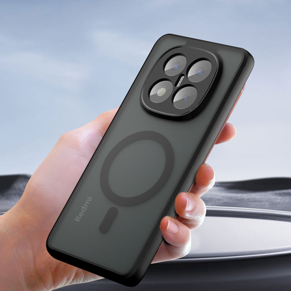 Techsuit - PureFrost MagSafe - Xiaomi Redmi Note 14 Pro 5G / Poco X7 - Frosted Black