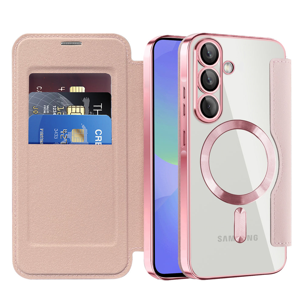 Techsuit - SmartMag Book Case - Samsung Galaxy A36 5G - Pink