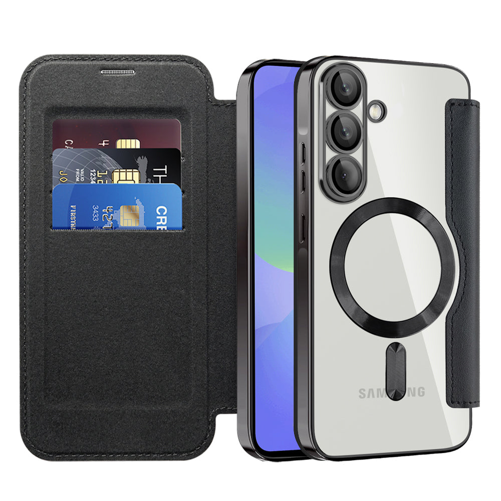 Techsuit - SmartMag Book Case - Samsung Galaxy A36 5G - Black