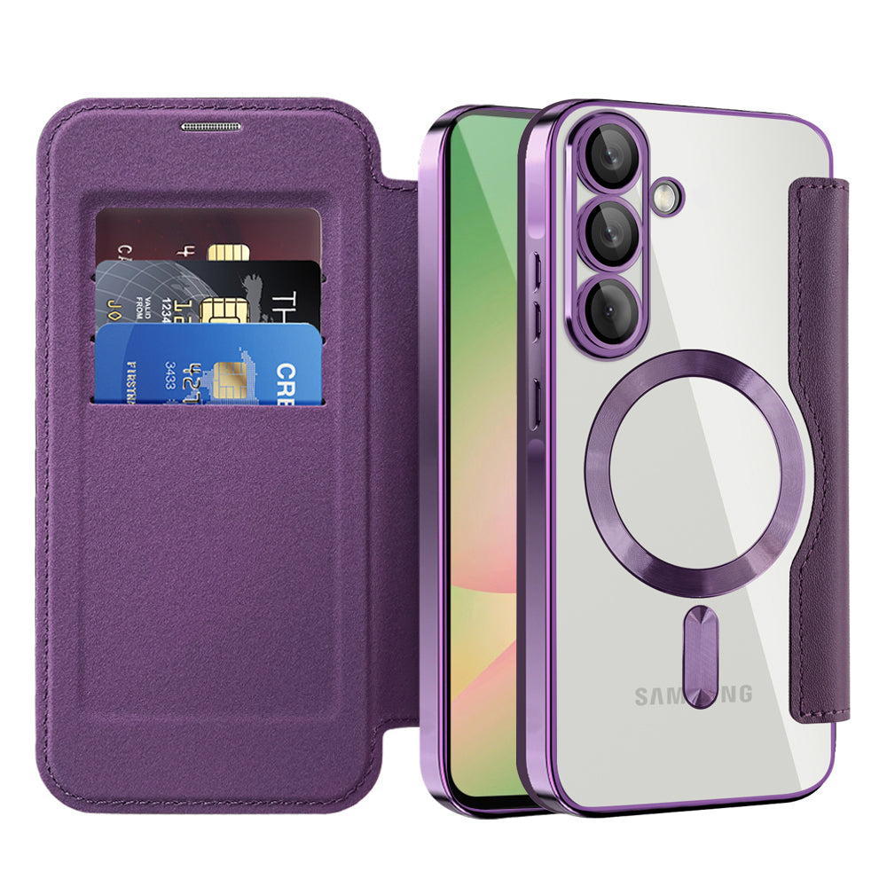 Techsuit - SmartMag Book Case - Samsung Galaxy A56 5G - Purple