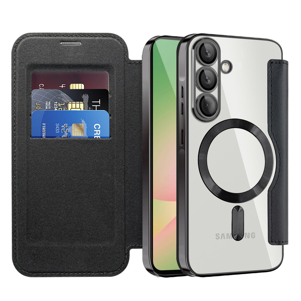 Techsuit - SmartMag Book Case - Samsung Galaxy A56 5G - Black