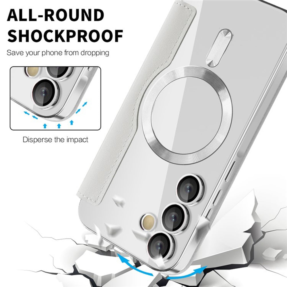 Techsuit - SmartMag Book Case - Galaxy A55 5G - Gray