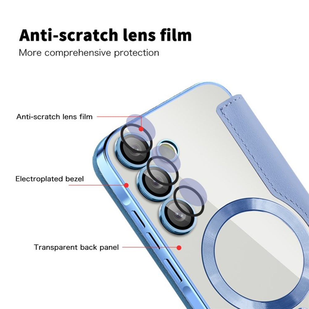 Techsuit - SmartMag Book Case - Galaxy A55 5G - Light Blue