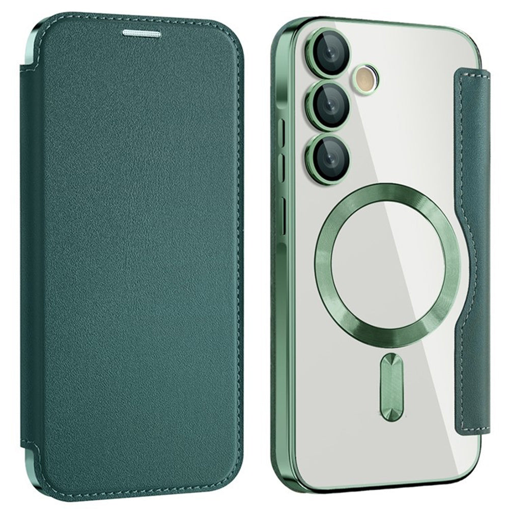 Techsuit - SmartMag Book Case - Galaxy A55 5G - Green