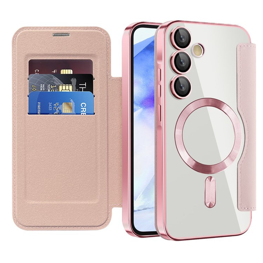Techsuit - SmartMag Book Case - Samsung Galaxy A55 5G - Pink
