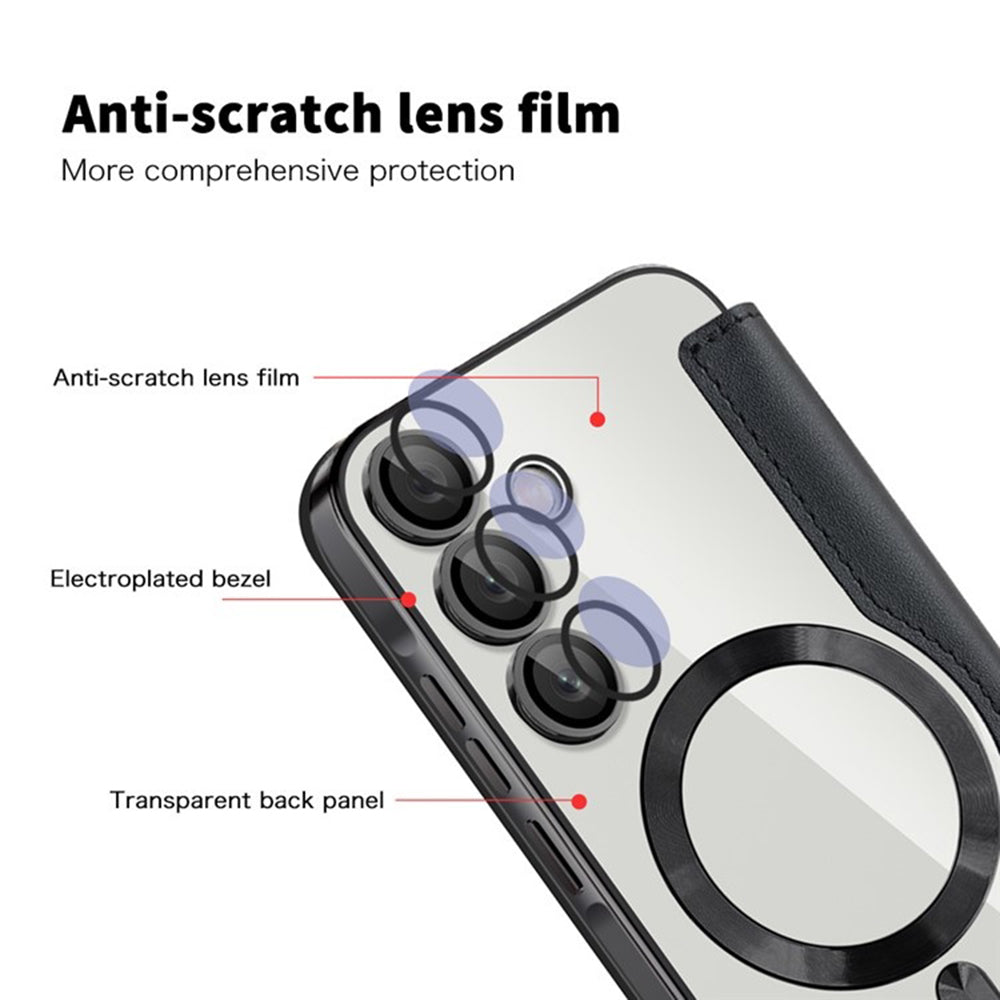 Techsuit - SmartMag Book Case - Galaxy A55 5G - Black