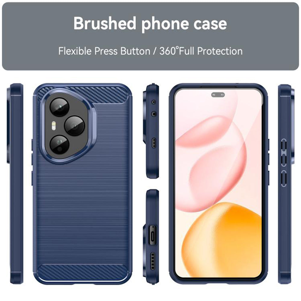 Techsuit - Carbon Silicone - Honor 400 Pro - Blue