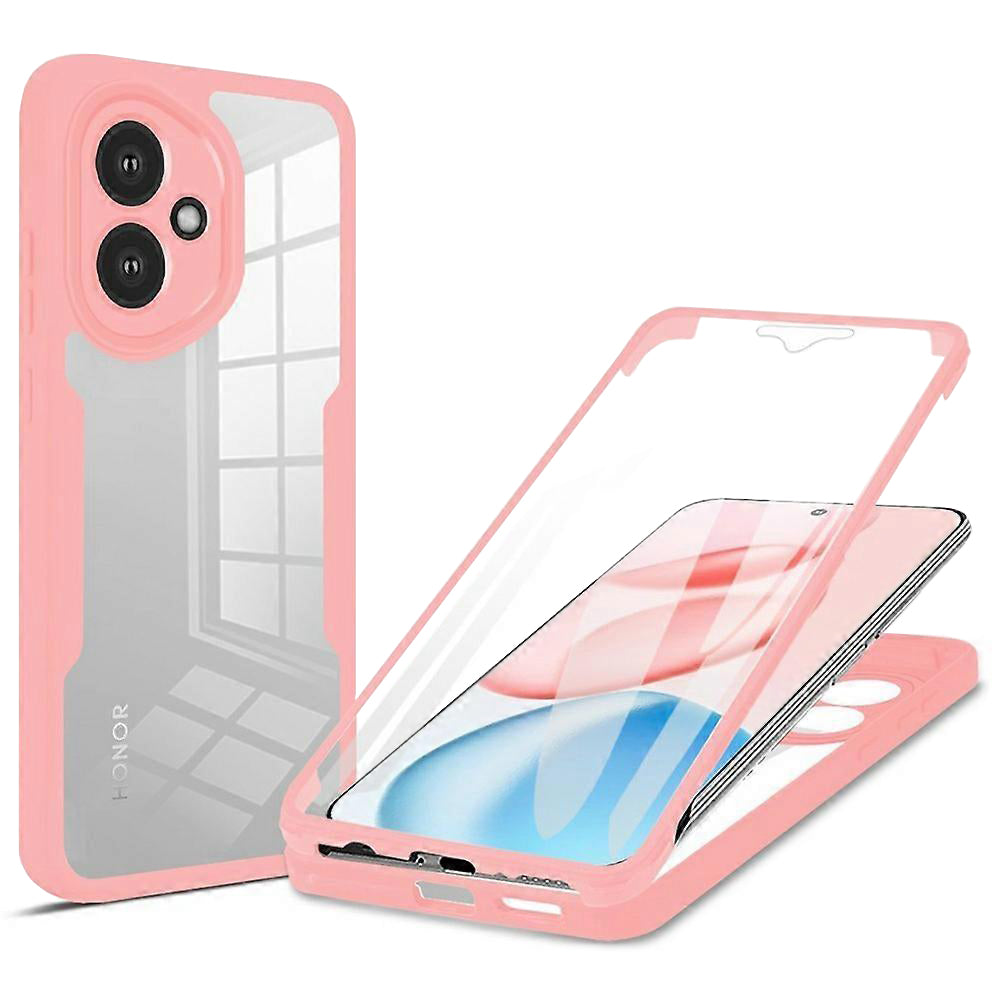 Techsuit - ColorVerse 360 Series + Screen Protector - Honor 400 - Pink