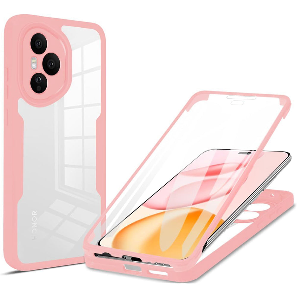 Techsuit - ColorVerse 360 Series + Screen Protector - Honor 400 Pro - Pink
