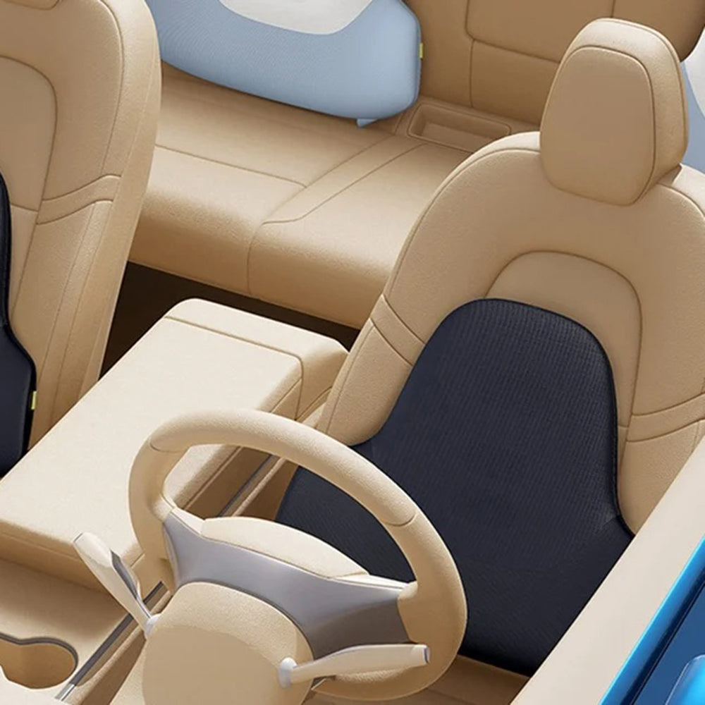 Baseus - Lumbar Pillow PrimeTrip VH1 (C20069000121-00) - for Travelling, Breathable Car Lumbar Support Pillow - Cosmic Black