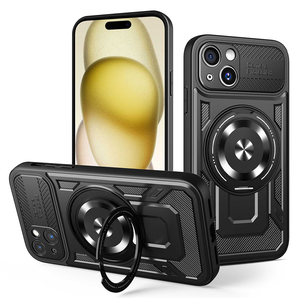 Techsuit - RuggedCam - iPhone 15 - Black