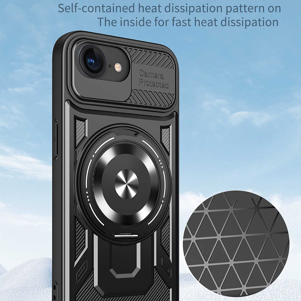 Techsuit - RuggedCam - iPhone 16e - Black