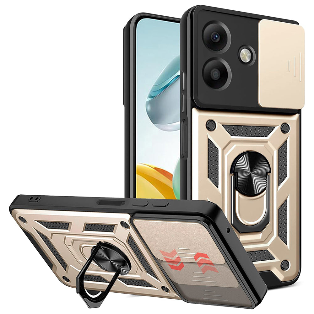 Techsuit - CamShield Series - Oppo A40 4G / A60 5G - Gold