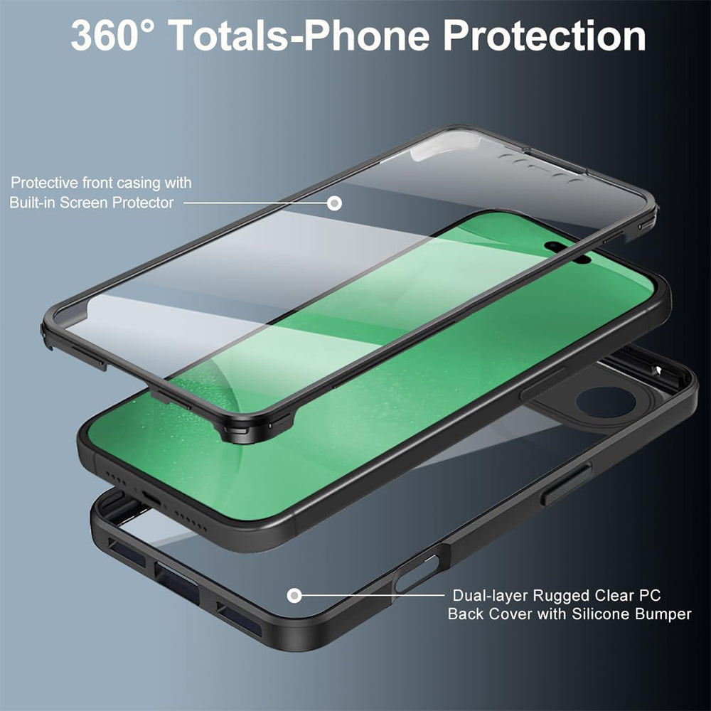Techsuit - ColorVerse 360 Series + Screen Protector - iPhone 17 Air - Blue
