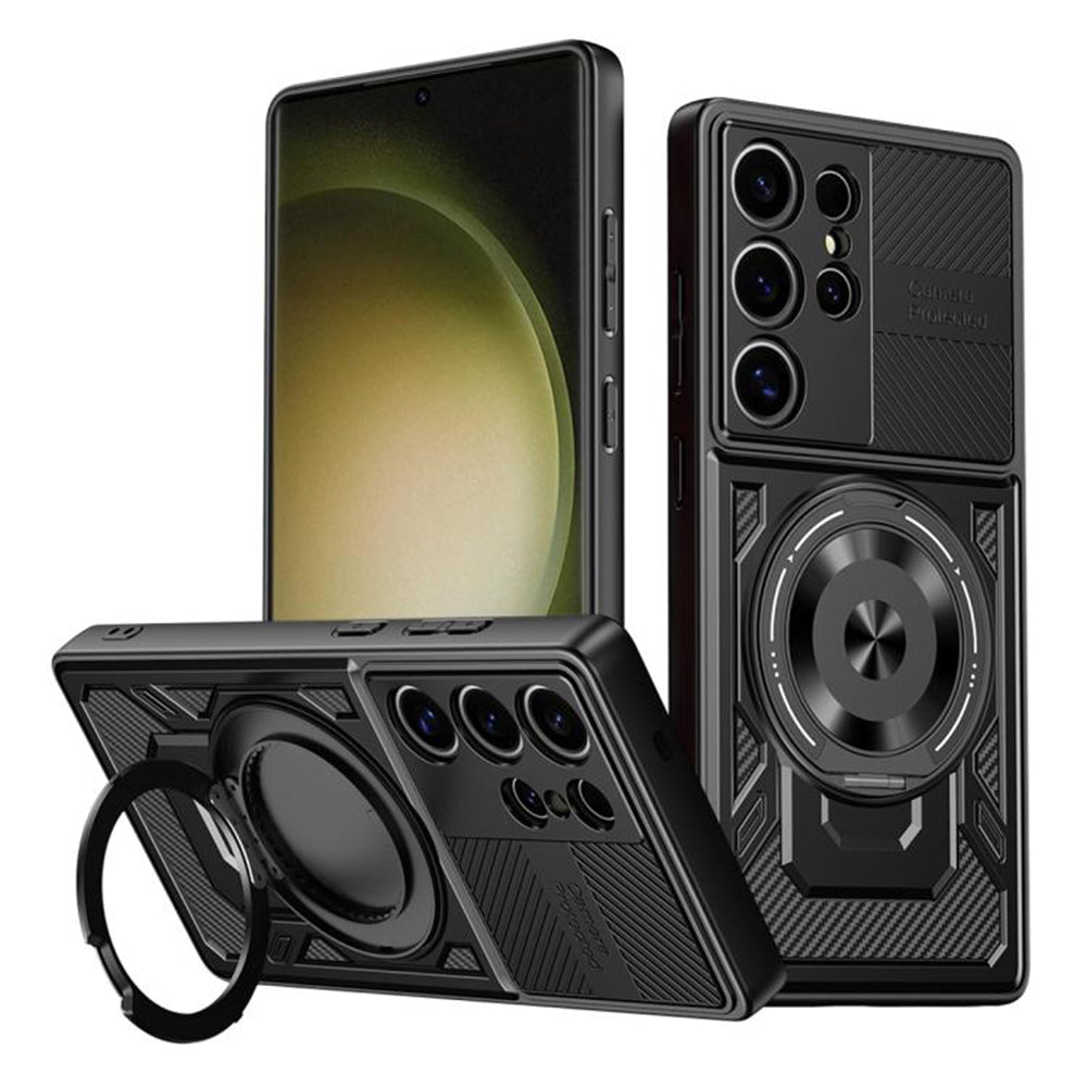 Techsuit - RuggedCam - Samsung Galaxy S23 Ultra - Black