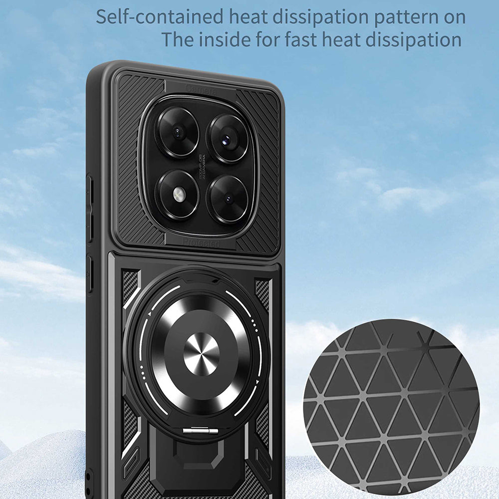 Techsuit - RuggedCam - Xiaomi Redmi Note 14 Pro 5G / Note 14 Pro+ 5G / Poco X7 - Black