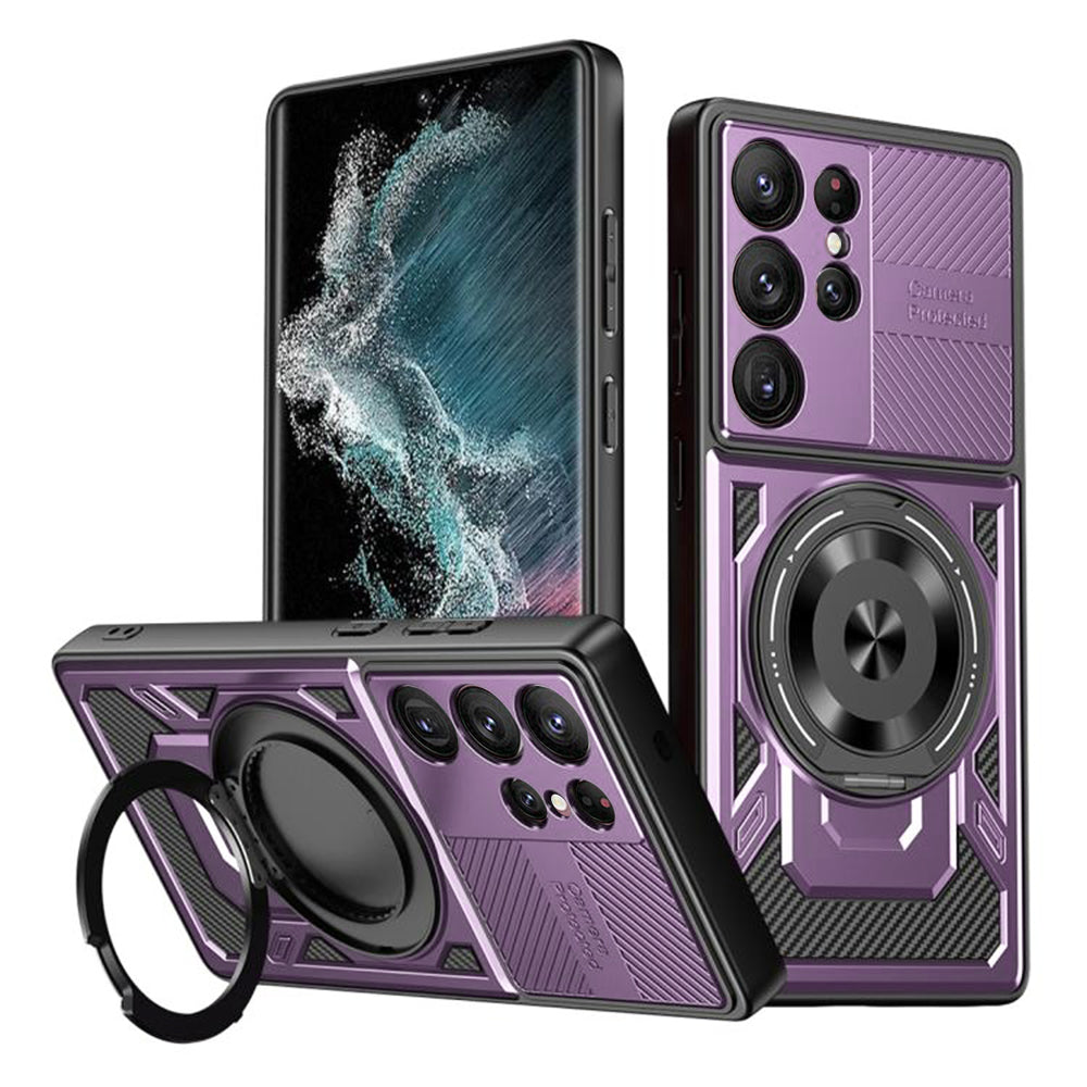 Techsuit - RuggedCam - Samsung Galaxy S22 Ultra 5G - Purple