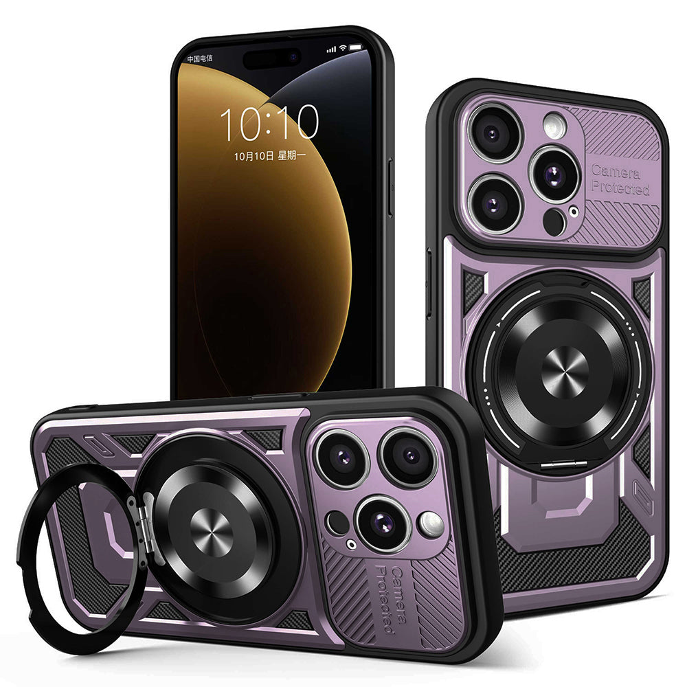 Techsuit - RuggedCam - iPhone 15 Pro Max - Purple