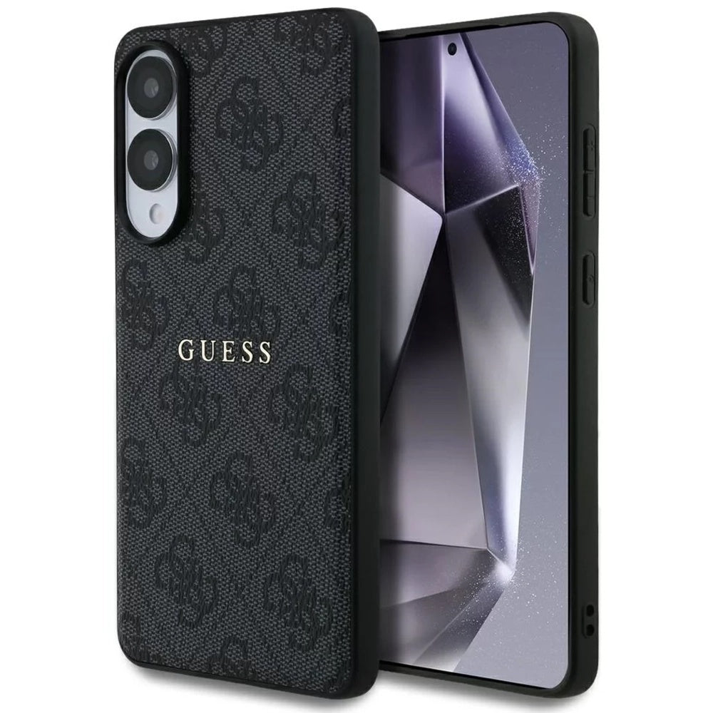 Guess - 4G Ring Classic Logo MagSafe (GUHMS25EG4GFRK) - Samsung Galaxy S25 Edge - Black