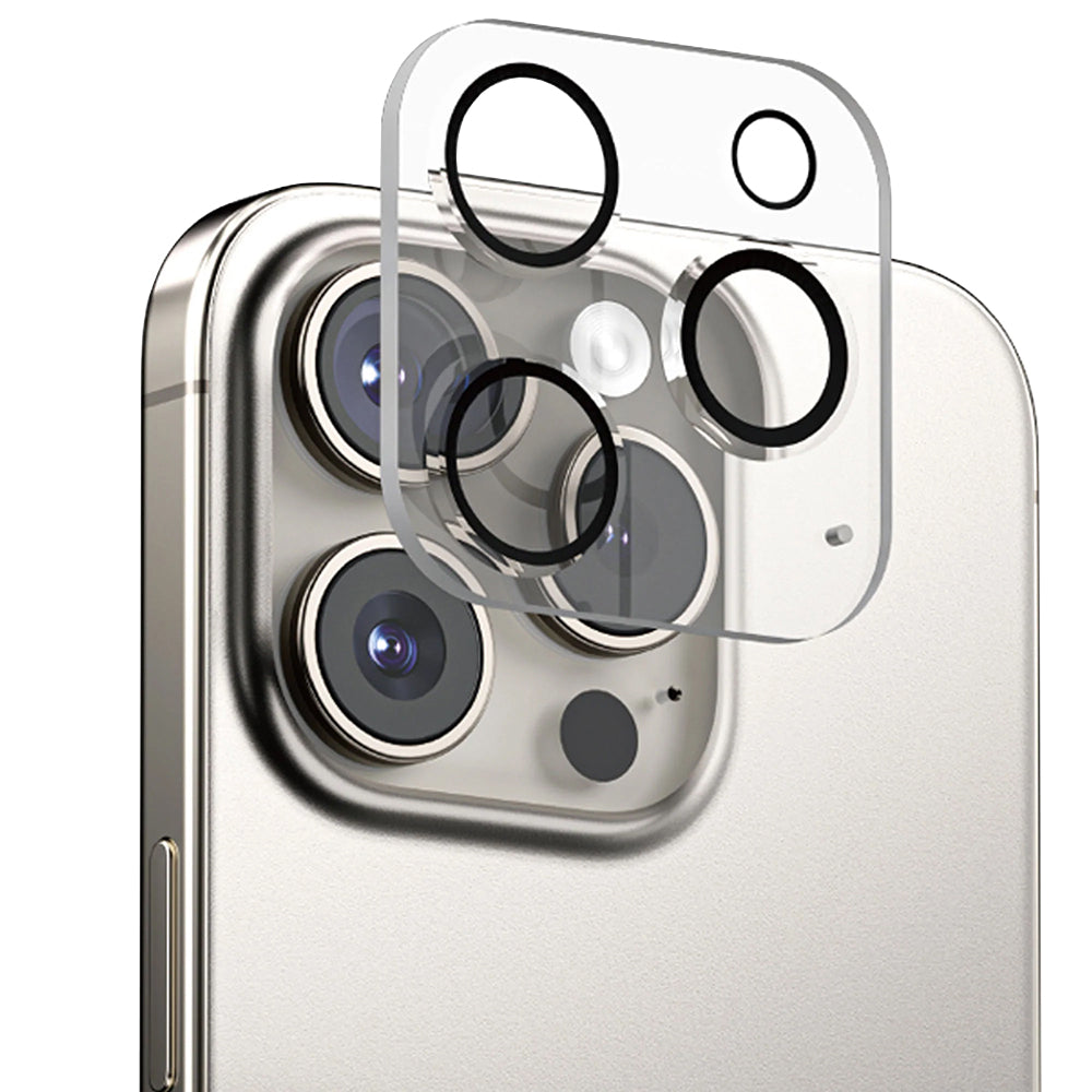 ANANK - Camera Guard - iPhone 16 Pro / iPhone 16 Pro Max - Clear/Black
