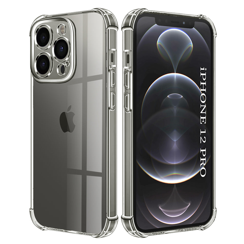 Techsuit - Shockproof Clear Silicone - iPhone 12 Pro - Clear