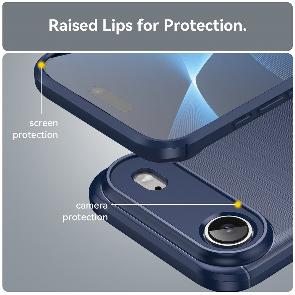 Techsuit - Carbon Silicone - iPhone 17 Air - Blue