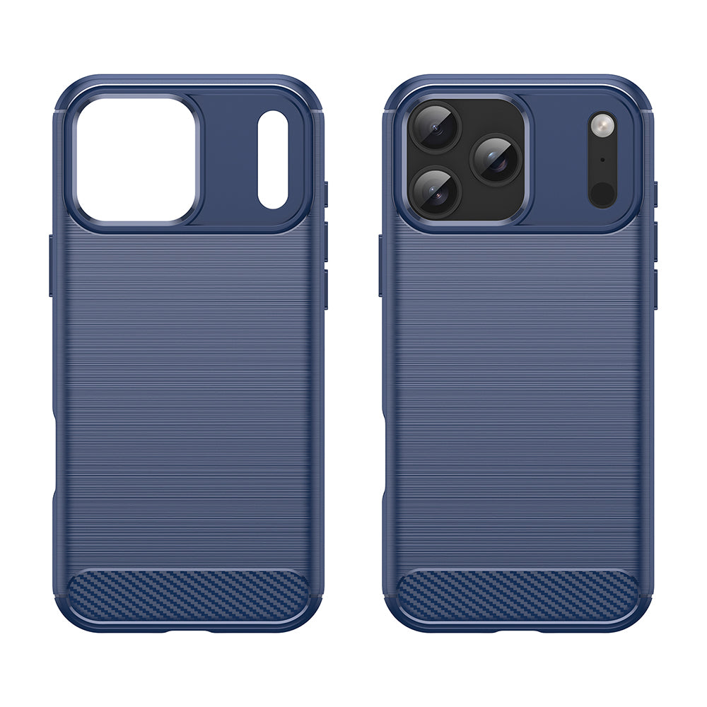 Techsuit - Carbon Silicone - iPhone 17 Pro Max - Blue