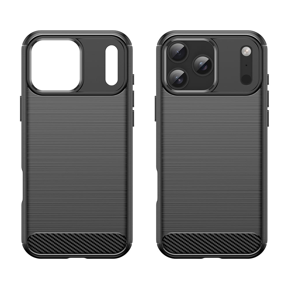 Techsuit - Carbon Silicone - iPhone 17 Pro - Black