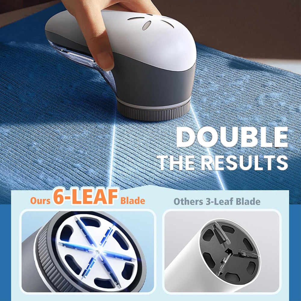 Techsuit - Clothing Lint Remover Flufix (ACS1) - 9000 Revolutions Per Minute, ABS, Stainless Steel - Grey