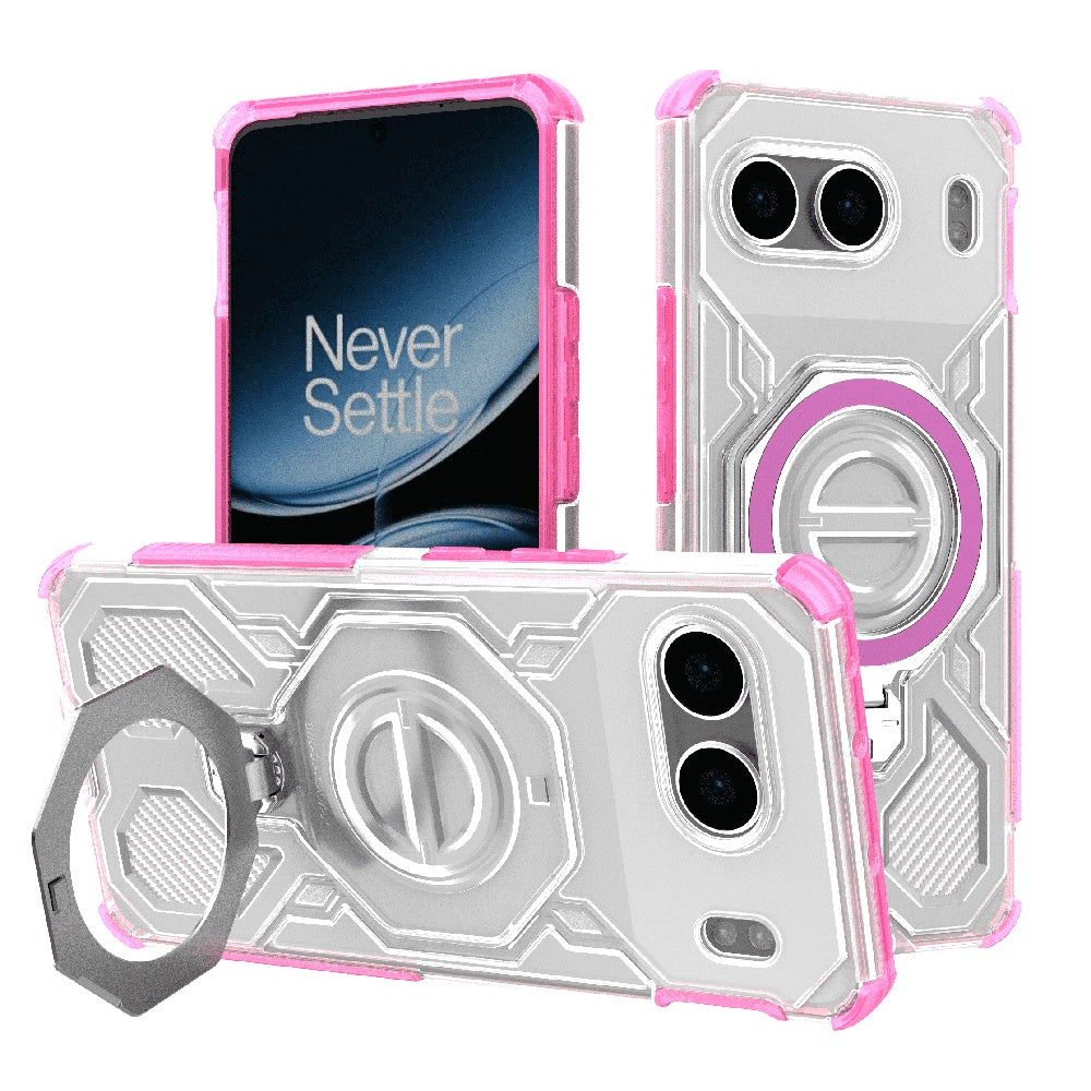Techsuit - Carbon Shield PRO - OnePlus Nord 4 - Pink Transparent