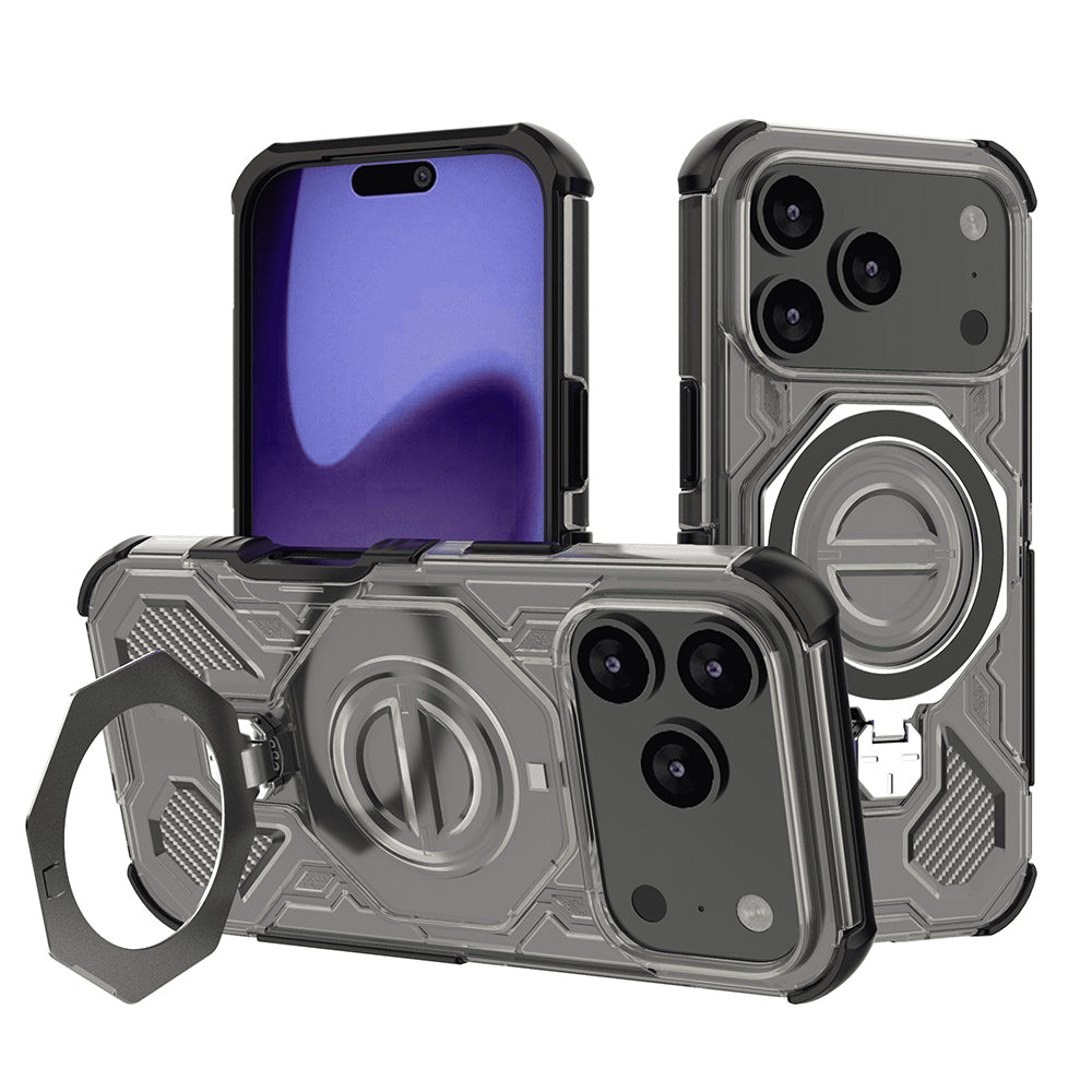 Techsuit - Carbon Shield PRO - iPhone 17 Pro - Smoke Black