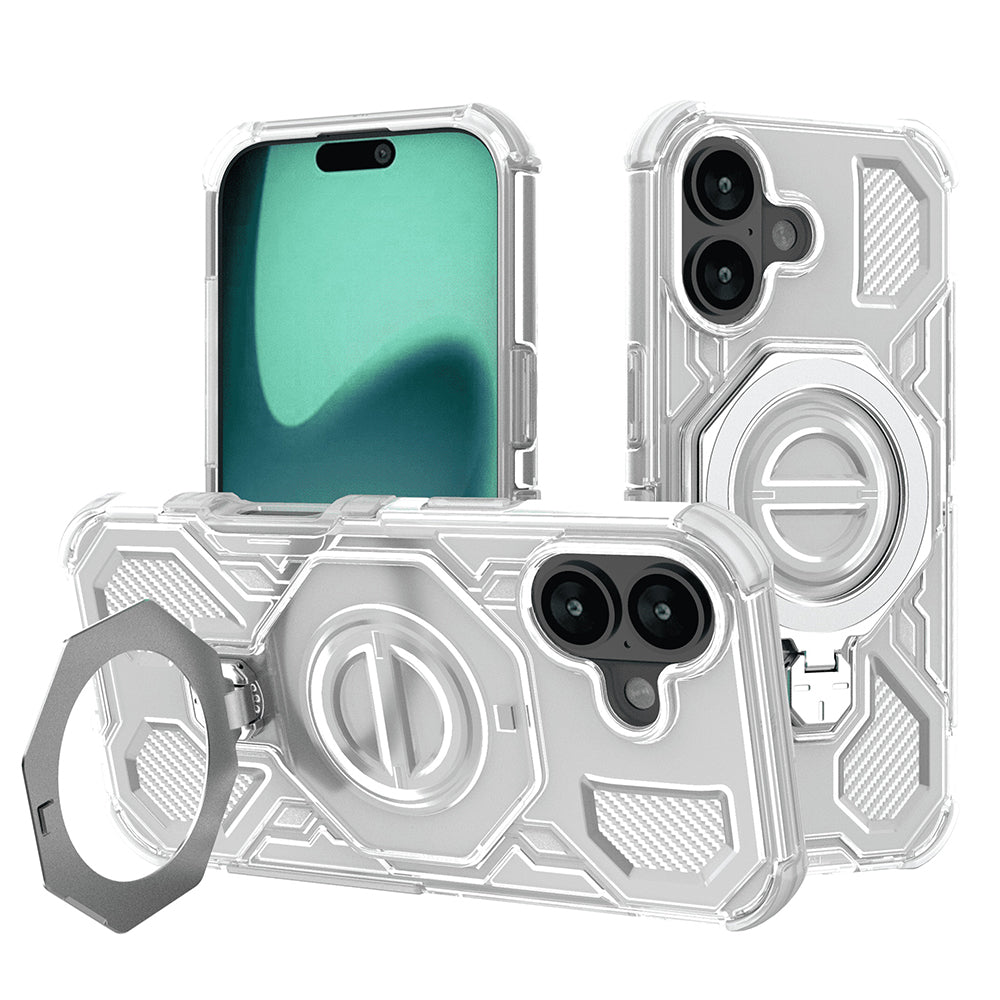 Techsuit - Carbon Shield PRO - iPhone 17 - White Transparent