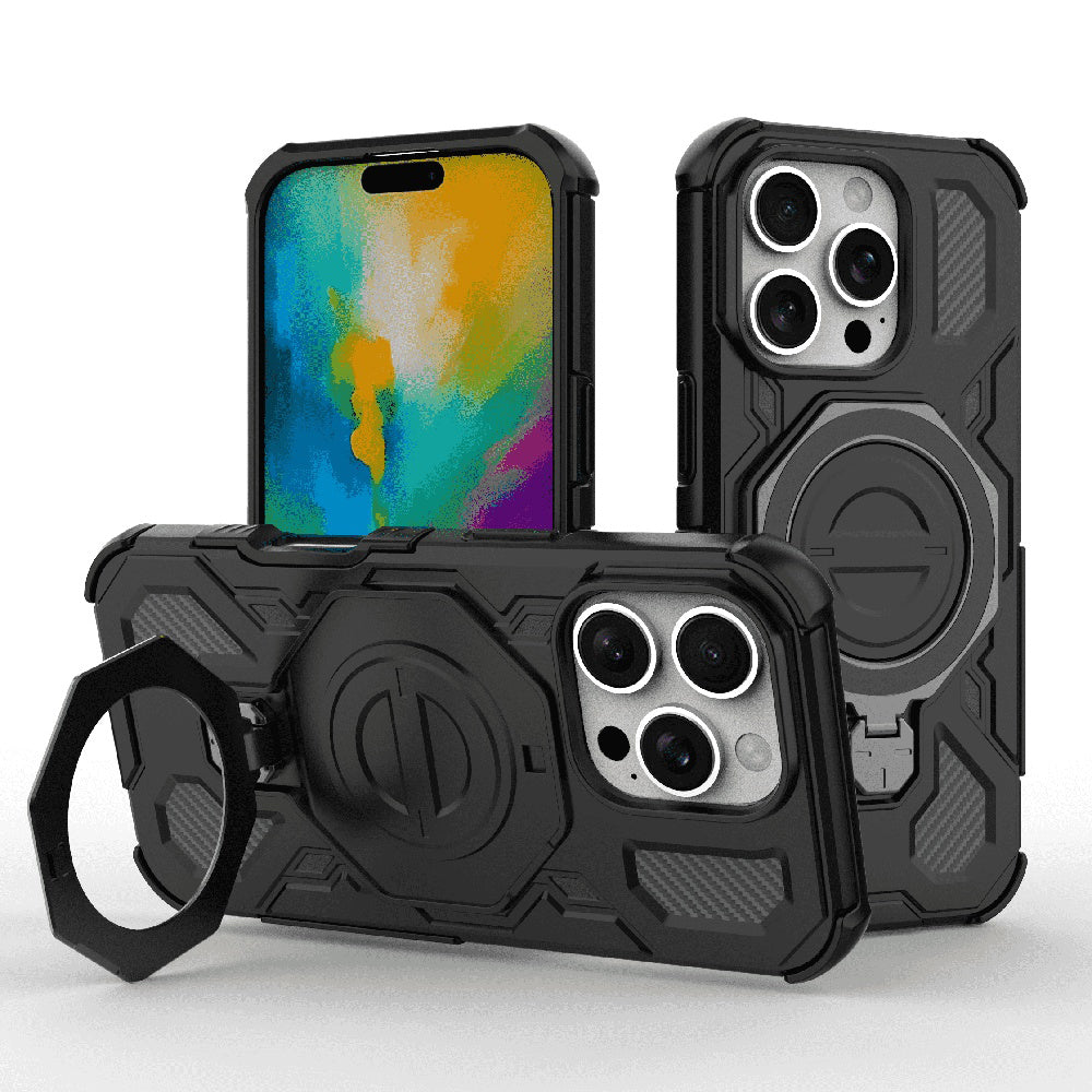 Techsuit - Carbon Shield PRO - iPhone 16 Pro Max - Black