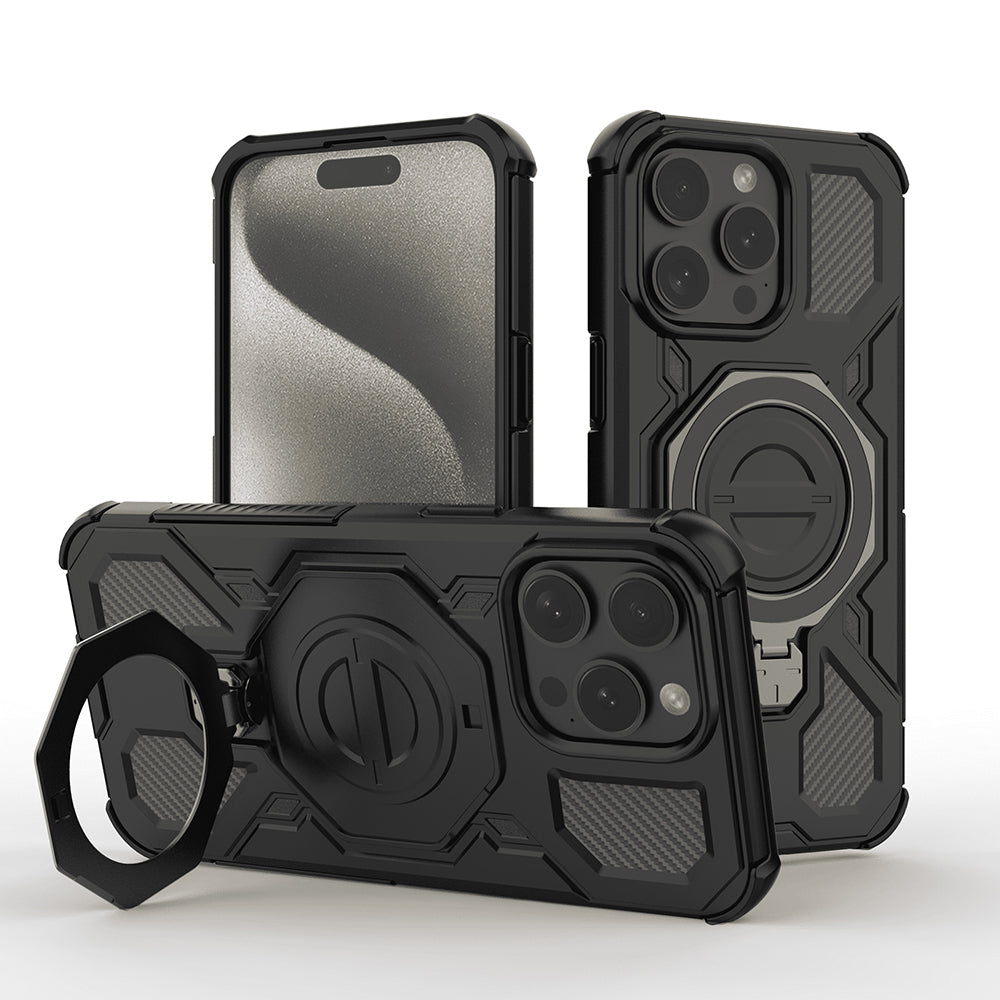 Techsuit - Carbon Shield PRO - iPhone 15 Pro Max - Black