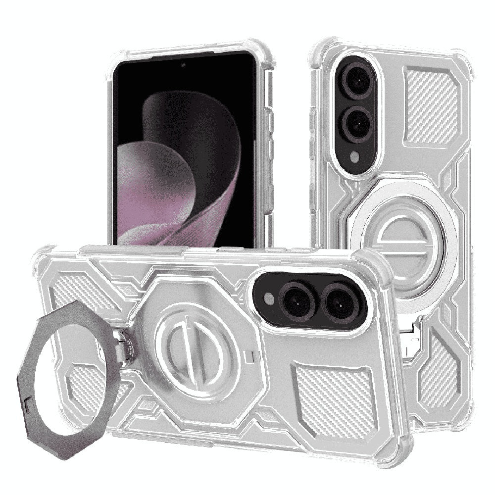 Techsuit - Carbon Shield PRO - Samsung Galaxy S25 Edge - White Transparent