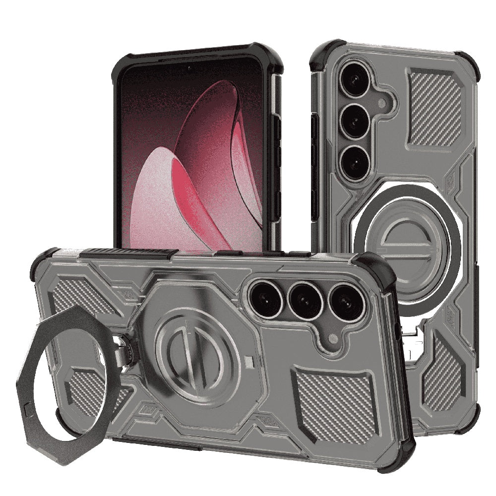 Techsuit - Carbon Shield PRO - Samsung Galaxy S25 - Smoke Black