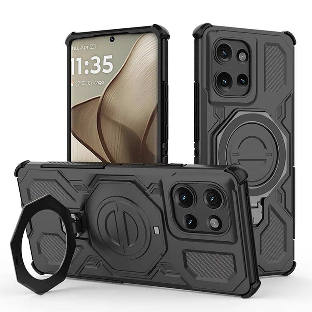 Techsuit - Carbon Shield PRO - Motorola Edge 50 - Black